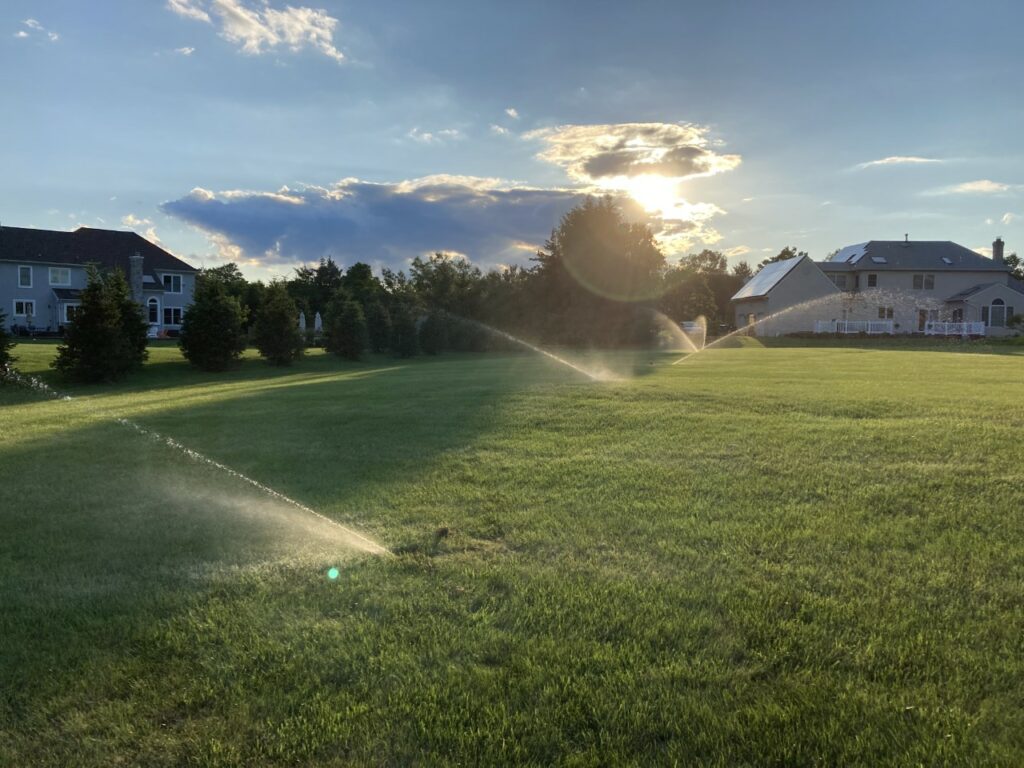 irrigation system installation