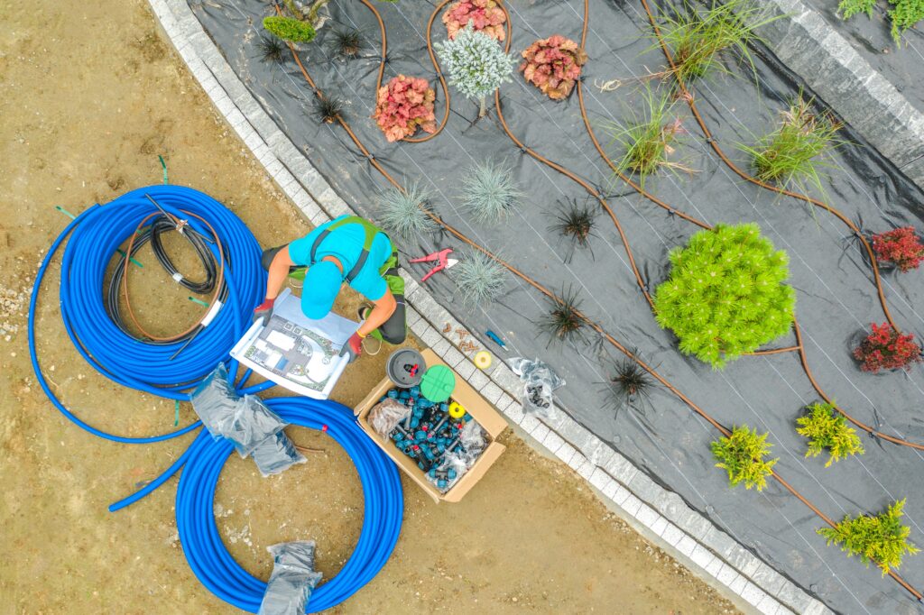 irrigation system installation